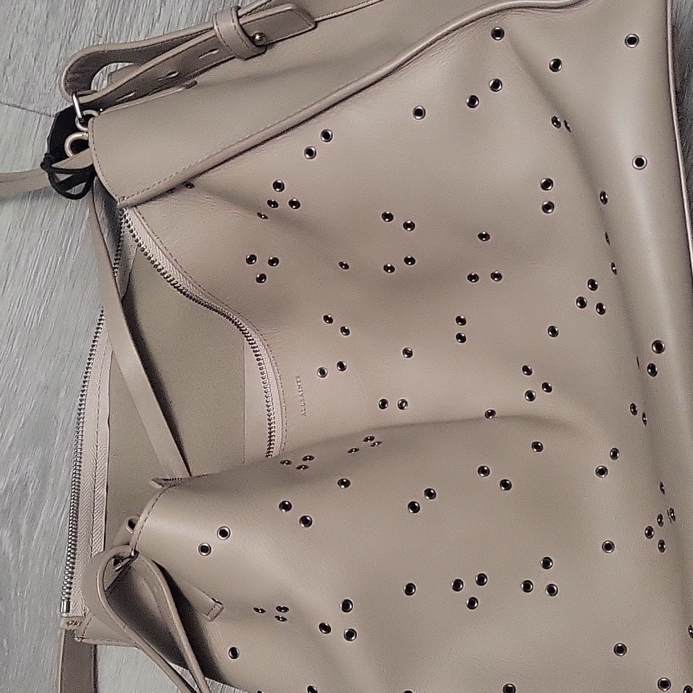 AllSaints Junai bag in stone white